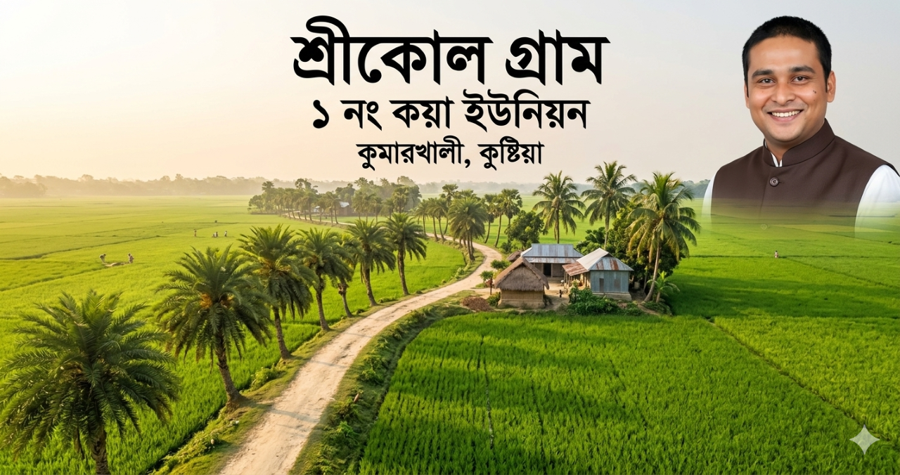 কয়ার শ্রীকোল গ্রাম - ১ নং কয়া ইউনিয়ন, কুমারখালী, কুষ্টিয়া