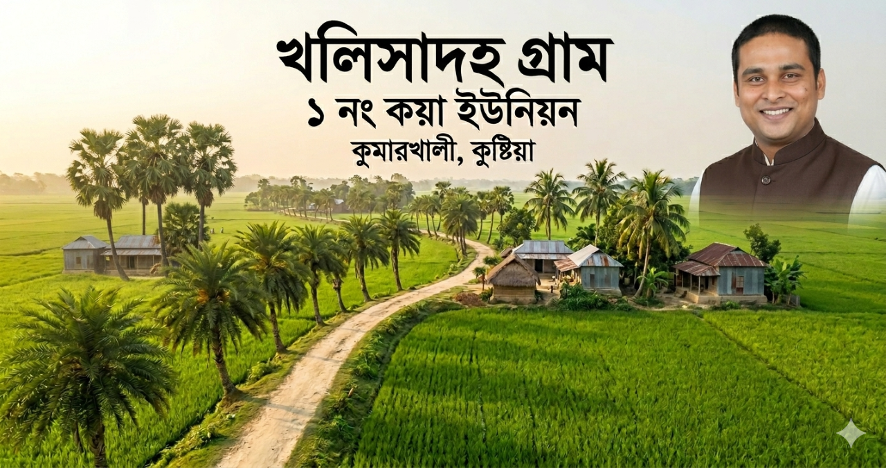 খলিসাদহ গ্রাম - ১ নং কয়া ইউনিয়ন, কুমারখালী, কুষ্টিয়া