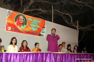 তারকাদের নিয়ে আয়োজিত অনুষ্ঠানে সভাপতির বক্তৃতায় সুফি ফারুক ইবনে আবুবকর