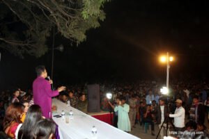 তারকাদের নিয়ে আয়োজিত অনুষ্ঠানে সভাপতির বক্তৃতায় সুফি ফারুক ইবনে আবুবকর