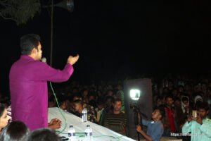 তারকাদের নিয়ে আয়োজিত অনুষ্ঠানে সভাপতির বক্তৃতায় সুফি ফারুক ইবনে আবুবকর