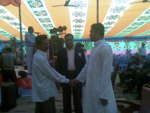 পান্টি স্কুলের সুবর্ণ জয়ন্তী উপলক্ষে আয়োজিত অনুষ্ঠানের অতিথি সুফি ফারুক ইবনে আবুবকর - ২৩-০২-২০০৮