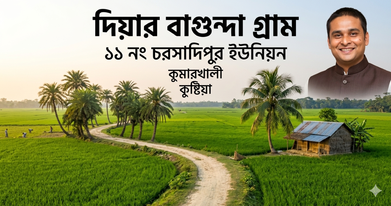 বাগুন্দা বাতন পাড়া গ্রাম, ১১ নং চরসাদিপুর ইউনিয়ন, কুমারখালী, কুষ্টিয়া