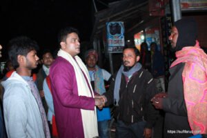 সুফি ফরুক এর গণসংযোগ, পান্টি বাজার - ১৯-০১-২০১৮