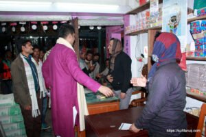 সুফি ফরুক এর গণসংযোগ, পান্টি বাজার - ১৯-০১-২০১৮