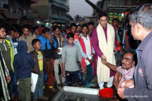 সুফি ফরুক এর গণসংযোগ, পান্টি বাজার - ১৯-০১-২০১৮