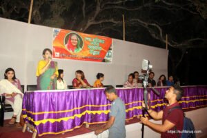 সুফি ফারুক এর আমন্ত্রণে পান্টি বাজারের অনুষ্ঠানে কথা বলছেন অভিনেত্রী তারিন জাহান