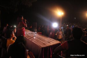 সুফি ফারুক এর আমন্ত্রণে পান্টি বাজারের অনুষ্ঠানে কথা বলছেন নওশীন নেহরিন মৌ