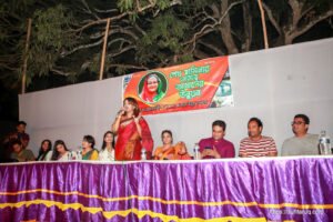 সুফি ফারুক এর আমন্ত্রণে পান্টি বাজারের অনুষ্ঠানে কথা বলছেন নওশীন নেহরিন মৌ