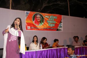 সুফি ফারুক এর আমন্ত্রণে পান্টি বাজারের অনুষ্ঠানে যোগ দিয়েছেন তারকারা