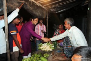 সুফি ফারুকের গণসংযোগ, নিদেন বাজার, যদুবয়রা ইউনিয়ন - ০১-১১-২০১৭