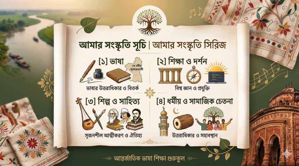 আমার সংস্কৃতি সিরিজ সূচি