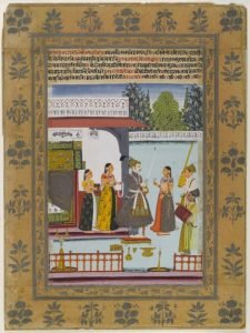 Ragmala Painting of Malkauns Raga রাগ মালকোষ । অসুরের সুরলোকযাত্রা সিরিজ 2 রাগ মালকোষ । অসুরের সুরলোকযাত্রা সিরিজ