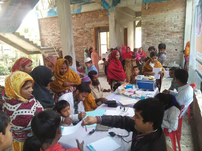 Health Camp Banshgram অন্নপূর্ণা, বাঁশগ্রাম, ৭ নং বাগুলাট ইউনিয়ন, কুমারখালী উপজেলা, কুষ্টিয়া জেলা 7 অন্নপূর্ণায় হেলথ ক্যাম্প এর উদ্বোধন