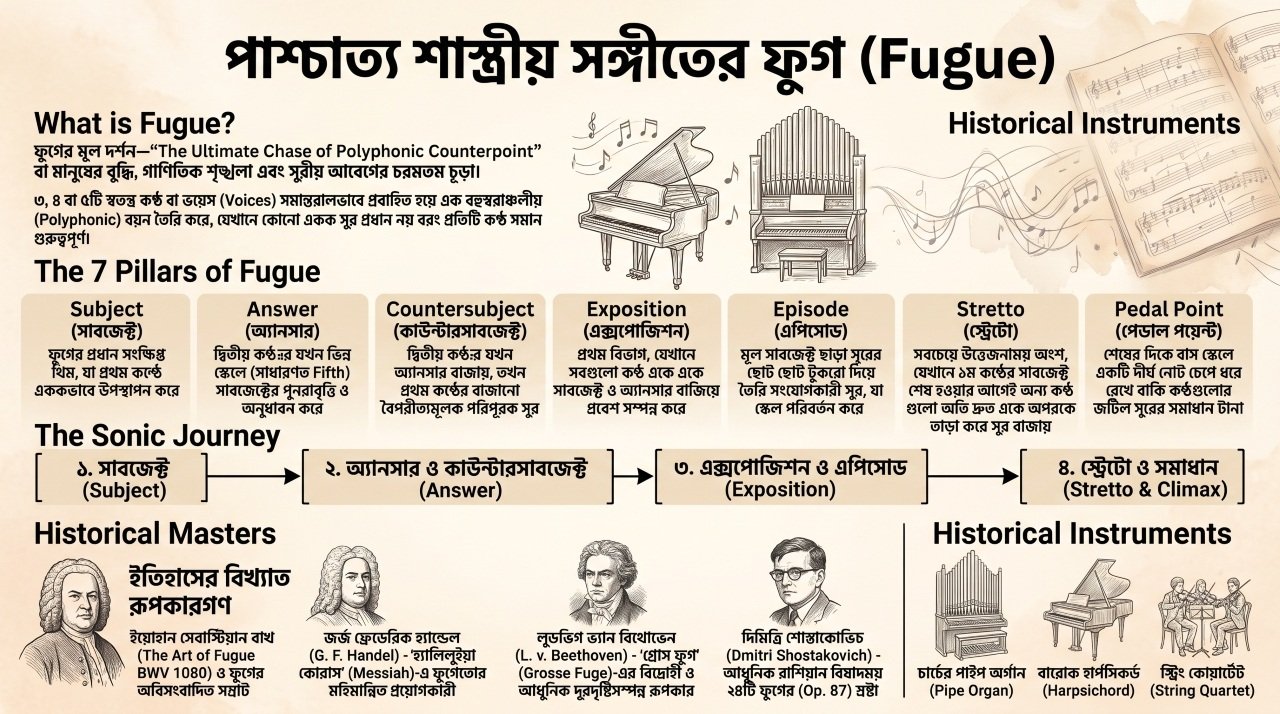 ফুগ (Fugue) | সঙ্গীতের রচনাশৈলী । পশ্চিমা বা পাশ্চাত্য শাস্ত্রীয় সঙ্গীত | অসুরের সুরলোকযাত্রা সিরিজ