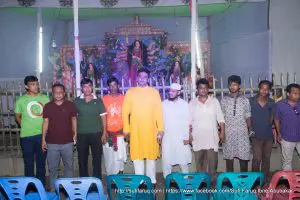 খোকসা উপজেলার, ওসমানপুর ইউনিয়নের, ওসমানপুর সার্বজনীন শ্রী শ্রী দুর্গা মন্দির পরিদর্শন ও শুভেচ্ছা বিনিময়- ০৭.০৯.২০১৭