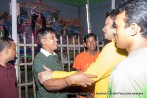 খোকসা উপজেলার, ওসমানপুর ইউনিয়নের, ওসমানপুর সার্বজনীন শ্রী শ্রী দুর্গা মন্দির পরিদর্শন ও শুভেচ্ছা বিনিময়- ০৭.০৯.২০১৭