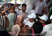 ইয়ুথ বাংলা কালচারাল ফোরাম এর পক্ষ থেকে রংপুরে বন্যার্তদের মাঝে ত্রাণ বিতরণ