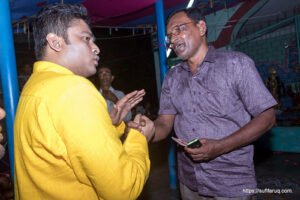 ধল নগর শ্রী শ্রী দুর্গা মন্দির পরিদর্শন ও শুভেচ্ছা বিনিময়-২৭-০৯-২০১৭