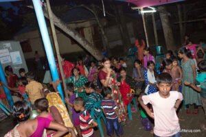 ধল নগর শ্রী শ্রী দুর্গা মন্দির পরিদর্শন ও শুভেচ্ছা বিনিময়-২৭-০৯-২০১৭