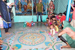 ধল নগর শ্রী শ্রী দুর্গা মন্দির পরিদর্শন ও শুভেচ্ছা বিনিময়-২৭-০৯-২০১৭