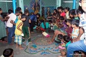 ধল নগর শ্রী শ্রী দুর্গা মন্দির পরিদর্শন ও শুভেচ্ছা বিনিময়-২৭-০৯-২০১৭