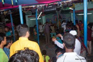 ধল নগর শ্রী শ্রী দুর্গা মন্দির পরিদর্শন ও শুভেচ্ছা বিনিময়-২৭-০৯-২০১৭