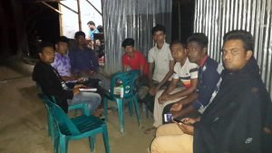 কুমারখালী উপজেলার, সদকী ইউনিয়নের, বালিয়াকান্দি গ্রামের বাজারে পেশা পরামর্শ সভার প্রস্তুতি ও ফরম পূরণ বিষয়ক আলোচনা