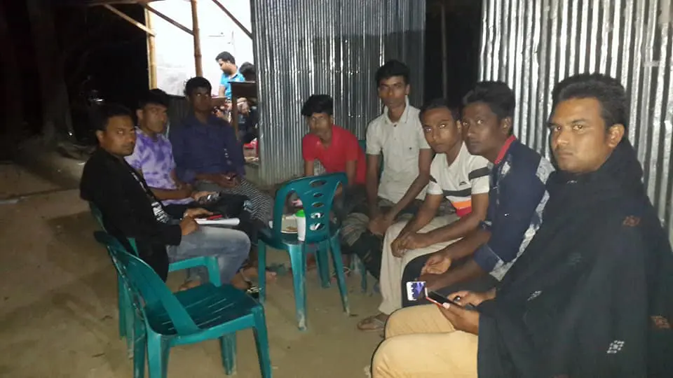 কুমারখালী উপজেলার, সদকী ইউনিয়নের, বালিয়াকান্দি গ্রামের বাজারে পেশা পরামর্শ সভার প্রস্তুতি ও ফরম পূরণ বিষয়ক আলোচনা