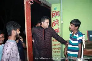 গোপগ্রাম বাজারে সুফি ফারুক ইবনে আবুবকর এর গণসংযোগ - ২২.১১.২০১৭