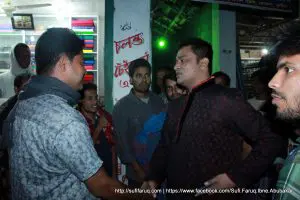 গোপগ্রাম বাজারে সুফি ফারুক ইবনে আবুবকর এর গণসংযোগ - ২২.১১.২০১৭