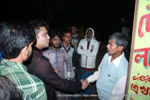 গোপগ্রাম বাজারে সুফি ফারুক ইবনে আবুবকর এর গণসংযোগ - ২২.১১.২০১৭