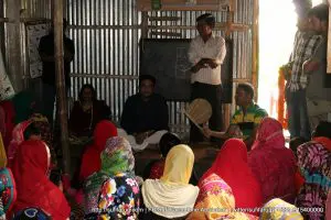 পেশা পরামর্শ সভার আওয়ায় সেলাই প্রশিক্ষণের সমাপনী অনুষ্ঠান। পুরাতন চড়াইকোল, নন্দলালপুর ইউনিয়ন, কুমারখালী।
