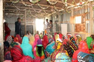 পেশা পরামর্শ সভার আওয়ায় সেলাই প্রশিক্ষণের সমাপনী অনুষ্ঠান। পুরাতন চড়াইকোল, নন্দলালপুর ইউনিয়ন, কুমারখালী।