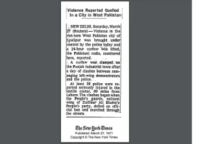 The New York Times 2 বঙ্গবন্ধুর কণ্ঠে স্বাধীনতার ঘোষণা: বিশ্বজুড়ে আলোড়ন, ঘাবড়ে যায় পাকিস্তানী জান্তারা ! 5 The New York Times 2 বঙ্গবন্ধুর কণ্ঠে স্বাধীনতার ঘোষণা: বিশ্বজুড়ে আলোড়ন, ঘাবড়ে যায় পাকিস্তানী জান্তারা !