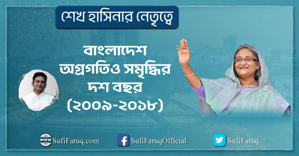 শেখ হাসিনার নেতৃত্বে বাংলাদেশ অগ্রগতি ও সমৃদ্ধির দশ বছর (২০০৯-২০১৮)