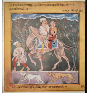 মারু রাগিনী (বা রাগ মারু) - রাগমালা পেইন্টিং