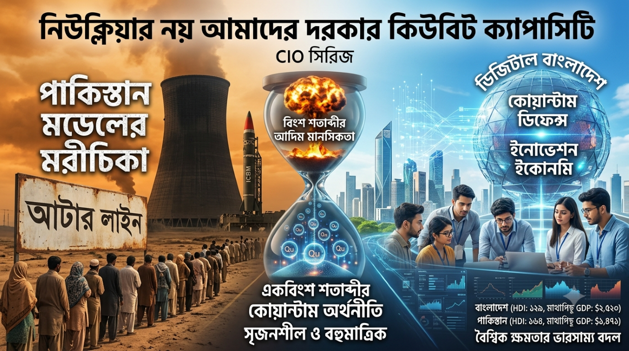 নিউক্লিয়ার নয় আমাদের দরকার কিউবিট ক্যাপাসিটি
